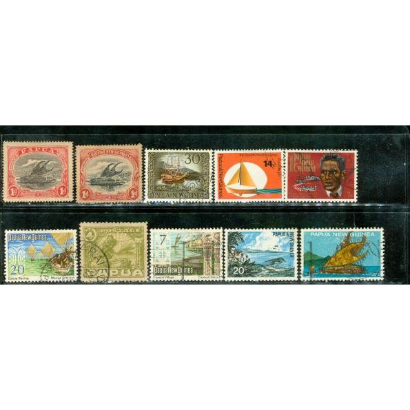 Papua New Guinea Lot , 10 stamps