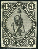 Paraguay 1870 Lion First issue