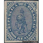 Paraguay 1870 Lion First issue