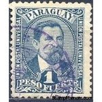Paraguay 1901 Juan Bautista Egusquiza, 1894-1898-Stamps-Paraguay-StampPhenom