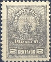 Paraguay 1901 Seal of the Treasury-Stamps-Paraguay-StampPhenom