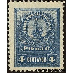 Paraguay 1901 Seal of the Treasury-Stamps-Paraguay-StampPhenom