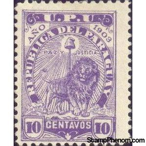 Paraguay 1903 Lion-Stamps-Paraguay-StampPhenom
