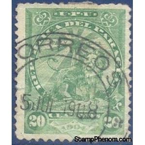 Paraguay 1907 Sentinel Lion at Rest-Stamps-Paraguay-StampPhenom