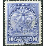 Paraguay 1908 Sentinel Lion at Rest-Stamps-Paraguay-StampPhenom