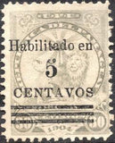 Paraguay 1908 Surcharged-Stamps-Paraguay-StampPhenom