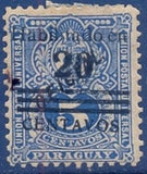 Paraguay 1908 Surcharged-Stamps-Paraguay-StampPhenom