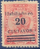 Paraguay 1908 Surcharged-Stamps-Paraguay-StampPhenom