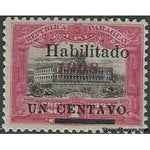 Paraguay 1908 Surcharged CENTAVO-Stamps-Paraguay-StampPhenom