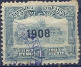 Paraguay 1909 Overprints-Stamps-Paraguay-StampPhenom