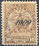 Paraguay 1909 Overprints-Stamps-Paraguay-StampPhenom