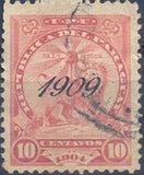 Paraguay 1909 Overprints-Stamps-Paraguay-StampPhenom