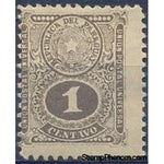 Paraguay 1910 Coat of arms above numeral of value-Stamps-Paraguay-StampPhenom
