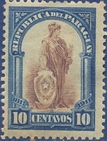 Paraguay 1911 100 Years of Independence-Stamps-Paraguay-StampPhenom