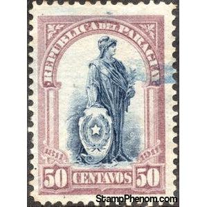 Paraguay 1911 100 Years of Independence-Stamps-Paraguay-StampPhenom