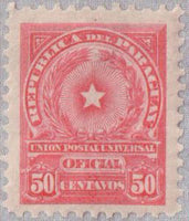Paraguay 1913 Coat of Arms-Stamps-Paraguay-StampPhenom