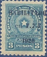 Paraguay 1920 Regular isues of 1913 surcharged-Stamps-Paraguay-Mint-StampPhenom