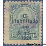 Paraguay 1924 Postage stamps for rural post offices (Campańa)-Stamps-Paraguay-Mint-StampPhenom