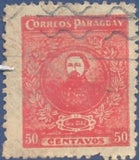 Paraguay 1925 General Jose E. Diaz-Stamps-Paraguay-Mint-StampPhenom