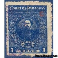 Paraguay 1925 General Jose E. Diaz-Stamps-Paraguay-Mint-StampPhenom