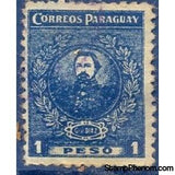 Paraguay 1925 General Jose E. Diaz-Stamps-Paraguay-Mint-StampPhenom