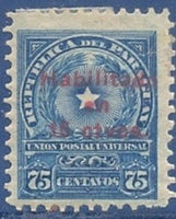 Paraguay 1926 Regular isues of 1910-21 and 1913 surcharged-Stamps-Paraguay-Mint-StampPhenom