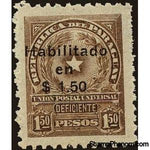 Paraguay 1926 Regular isues of 1910-21 and 1913 surcharged-Stamps-Paraguay-Mint-StampPhenom