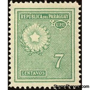 Paraguay 1927 Coat of Arms and Number-Stamps-Paraguay-Mint-StampPhenom