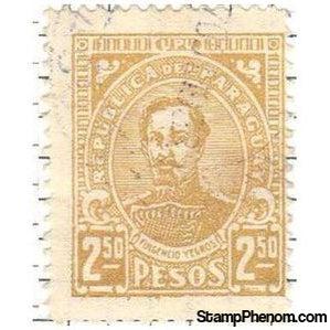 Paraguay 1927 Fulgencio Yegros-Stamps-Paraguay-Mint-StampPhenom