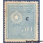 Paraguay 1927 State Coat of Arms-Stamps-Paraguay-Mint-StampPhenom