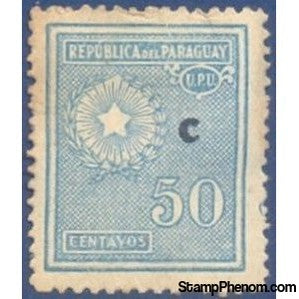 Paraguay 1927 State Coat of Arms-Stamps-Paraguay-Mint-StampPhenom