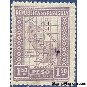 Paraguay 1928 Map-Stamps-Paraguay-Mint-StampPhenom