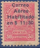 Paraguay 1929 Official stamps of 1913 Surcharged-Stamps-Paraguay-Mint-StampPhenom