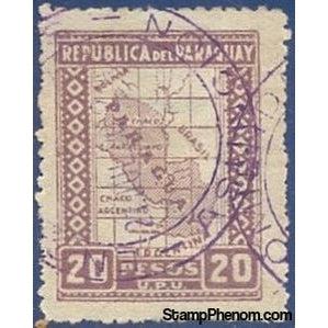 Paraguay 1930 Map of Paraguay-Stamps-Paraguay-Mint-StampPhenom