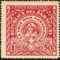 Paraguay 1930 Nurse-Stamps-Paraguay-Mint-StampPhenom