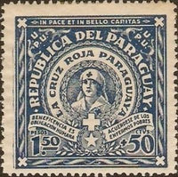 Paraguay 1930 Nurse-Stamps-Paraguay-Mint-StampPhenom