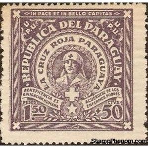 Paraguay 1930 Nurse-Stamps-Paraguay-Mint-StampPhenom