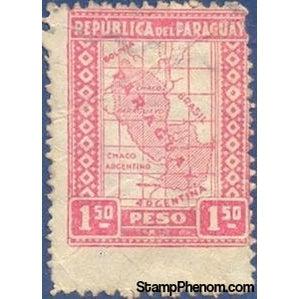 Paraguay 1932 Map-Stamps-Paraguay-Mint-StampPhenom
