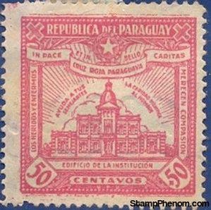 Paraguay 1932 Red Cross Headquarters-Stamps-Paraguay-Mint-StampPhenom