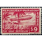 Paraguay 1933 Graf Zeppelin-Stamps-Paraguay-Mint-StampPhenom