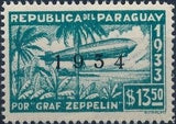 Paraguay 1934 Graf Zeppelin-overprinted "1934"-Stamps-Paraguay-Mint-StampPhenom