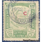 Paraguay 1934 Map of the Gran Chaco-Stamps-Paraguay-Mint-StampPhenom