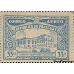 Paraguay 1934 Post and Telegraph building, Asunción-Stamps-Paraguay-Mint-StampPhenom