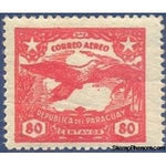 Paraguay 1934 Yellow-headed Caracara (Milvago chimachima)-Stamps-Paraguay-Mint-StampPhenom