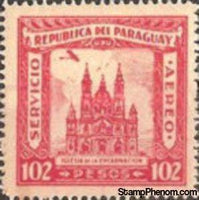 Paraguay 1935 Iglesia de Encarnacion, Asuncion-Stamps-Paraguay-Mint-StampPhenom