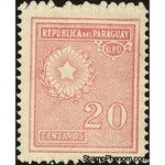 Paraguay 1935 State Coat of Arms-Stamps-Paraguay-Mint-StampPhenom
