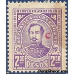 Paraguay 1936 Fulgencio Yegros - C overprint-Stamps-Paraguay-Mint-StampPhenom