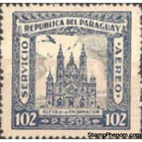 Paraguay 1936 Iglesia de Encarnacion, Asuncion-Stamps-Paraguay-Mint-StampPhenom