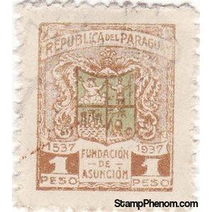 Paraguay 1937 Coat of Arms-Stamps-Paraguay-Mint-StampPhenom