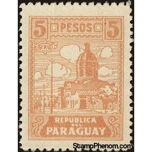 Paraguay 1938 Asuncion: Encarnación Cathedral-Stamps-Paraguay-Mint-StampPhenom
